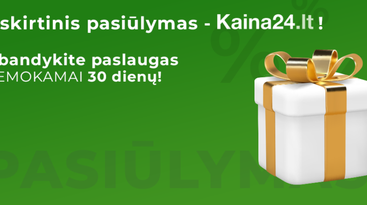 Kaina24.lt - išskirtinis pasiūlymas!